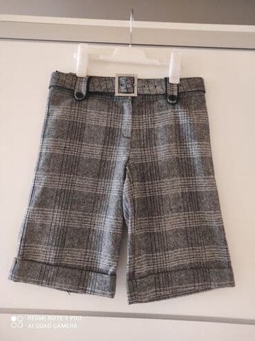 kompleti prsluk i pantalone: S (EU 36), bоја - Siva, Karirani — 1