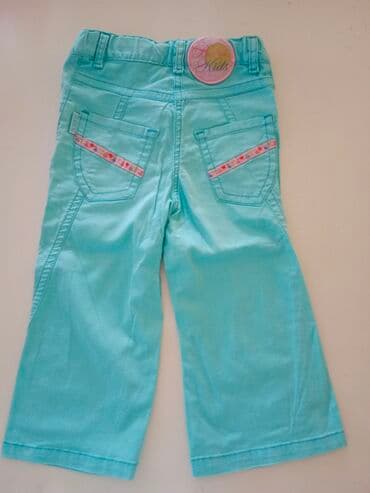 zara pantalone visoki struk: Flared trousers, 80, color - Light blue — 2
