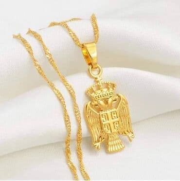 srpski grb lanac: Lanac sa priveskom
Cena 1300din — 7