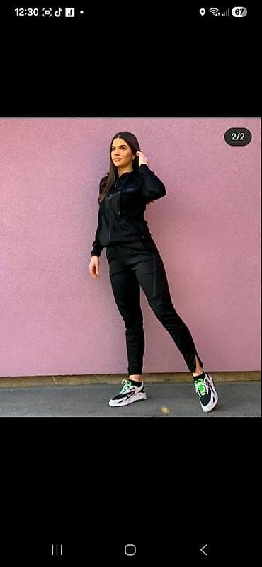 dona patike: Nike, bоја - Crna — 3