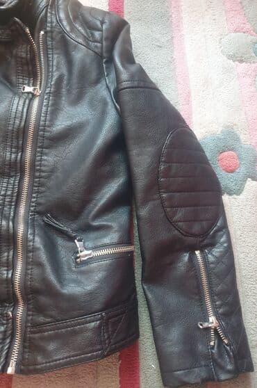 baletanke za devojcice h m: Leather jacket, 152-158 — 4