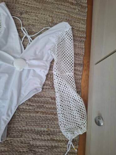 h: M (EU 38), Lycra, Single-colored, color - White — 2