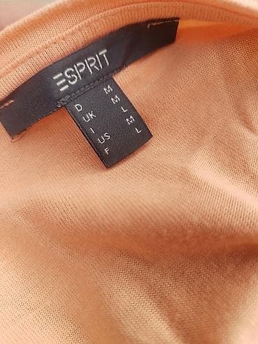 duzi sako kombinacije: Esprit majica od viskoze, veličina L. - Model: dug rukav, klasičan — 3