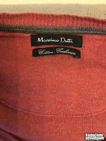 kasmir dzemper: Original Massimo Dutti dzemper M / L Cotton / Casmere Ramena 47cm — 3