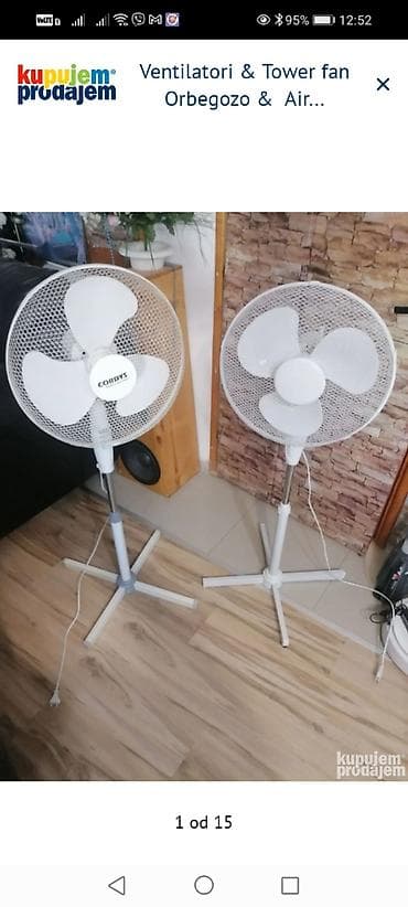 life ton a 3.3: Stojeći ventilatori – model FS40-12G (JERPE), 45 W, 230 V ~ 50 Hz — 1