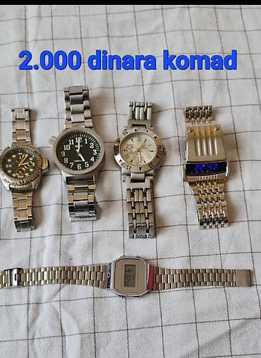 kenzo duks cena: Kolekcija muških ručnih satova – metalne narukvice, različiti stilovi — 3