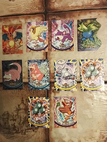 roda bazeni 2023: Pokémon kolekcionarske nalepnice – set sa više duplikata i različitim — 1