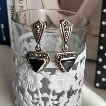 adidas samba srebrne: Screwback earrings, Material: Silver — 2
