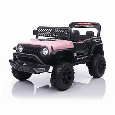 brugi velicine za decu: Dečiji džip na akumulator Wrangler Roze (12V) – SM-25401R-290 Šifra — 1