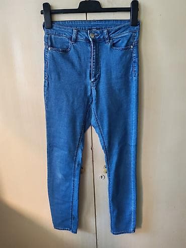 Ženska obuća: TEZENIS ženske farmerke – plavi denim - Model: klasične uske farmerke — 1