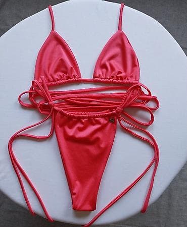 iqos lil solid boje: Bikini kupaći kostim – trodelni set (gornji deo + gaćice sa vezivanjem — 2
