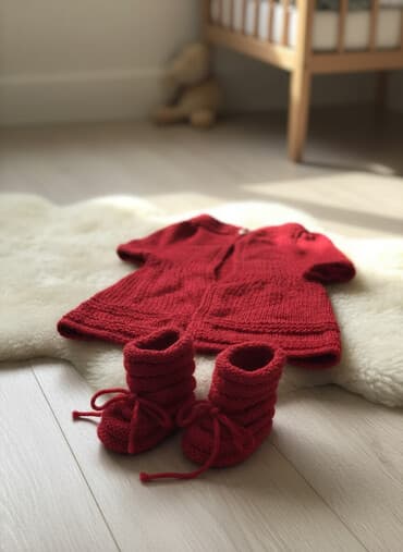 pull and bear zenski duksevi: Nov sapleten kompletić ručni rad za devojčicu od godinu dana — 1