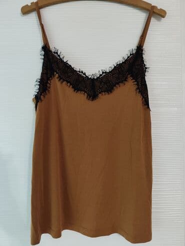 komplet pantalone i tunika: M (EU 38), Single-colored, color - Brown — 1