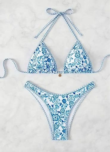 🔥Zenski kupaći kostim – trokut bikini ✅L velicina - Dizajn