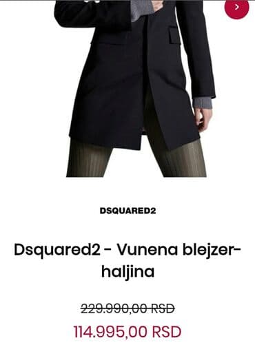 pepco zenska garderoba: Dsquared2, S (EU 36), Svila, Jednobojni — 6