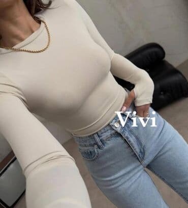vunene haljine za punije: M (EU 38), Cotton, Single-colored, color - Beige — 1