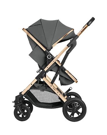polovna bebi kolica: Kikka Boo Kaia – premium 3u1 kolica sa I-Size auto sedištem, dark grey — 3