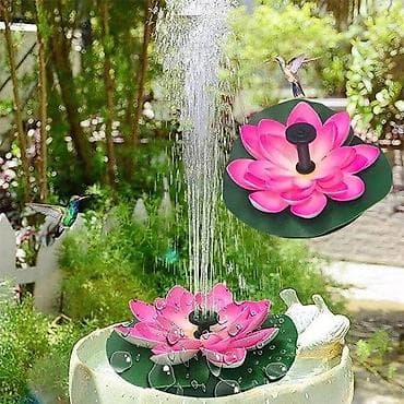 fontana za dvorište: ⛲️ Lotos 🪷Solarna fontana ⛲️ 🛒 Cena: 2400 dinara❤️‍🔥 🌴Fontana je — 5