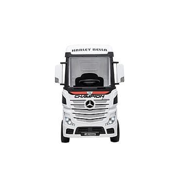 tockovi za decije automobile: Dečiji kamion na akumulator – Mercedes Actros, beli Šifra proizvoda — 1