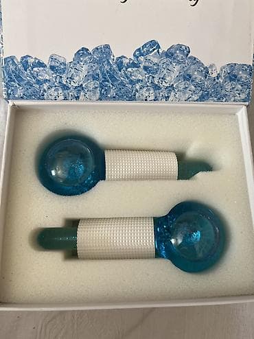 beko rs: Set rashladnih staklenih kugli za masažu lica (Ice Globes) - — 2