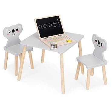 Setovi stolova i stolica: Dečiji set nameštaja Koala – sto + 2 stolice, ECOTOYS Šifra — 6