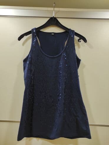 kompleti pantalone i prsluk: M (EU 38), Viskoza, bоја - Tamnoplava — 1