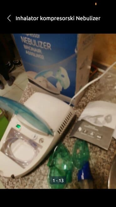 Inhalatori, nebulizatori: Inhalator kompresorski dobar Nebulizer sa novom maskom i rasprskivačem — 12
