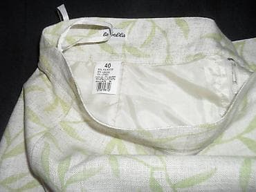 nike tailwind 4: NOVA suknja 40 sa etiketom Nova bež-zelenkasta viskoza-poliester-lan — 3