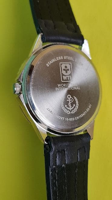 šajkača cena: WTI World Time International muški ručni sat – nauticki dizajn - — 2