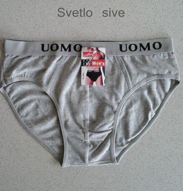 veličine pantalona: Slip gace UOMO kvalitetan muški veš XL,2XL,3XL Jedan komad je 300din — 5