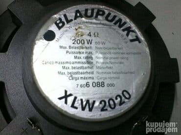 stara singer masina cena: Blaunpukt-6 zvucnika-4 skretnice-daska; sve ispravno -basovi 8 — 8