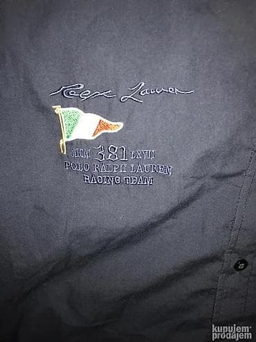 Odeća za skijanje: Original Ralph Lauren kosulja M 100% cotton Teget plava TOP Ramena — 4