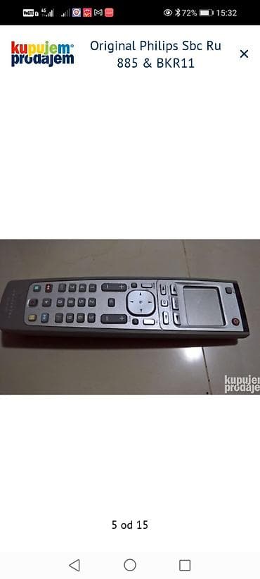 mali frižider polovni: Univerzalni daljinski upravljač Philips SBC RU885 + BKR11 - — 4