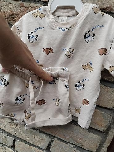 polovna garderoba novi sad: H&M dvodelni pamučni komplet za bebe – veličina 74 (6–9 meseci) - — 3