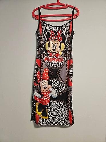 evolution haljine: Haljina na bretele sa Minnie Mouse printom vel.L jednom nošena bez — 4