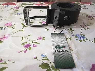 ysl zenski kais: Novi muski kozni markirani kais Lacoste u crnoj boji. Zemlja porekla — 3