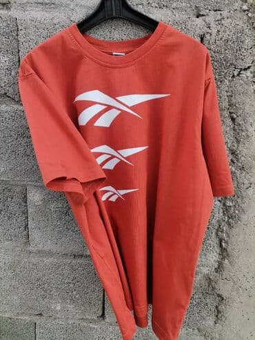 Women's T-shirts and tops: Reebok, XL, Cotton, color - Orange — 14