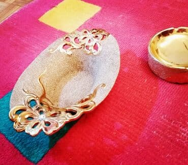 polovan namestaj iz nemacke novi sad: Ashtray, color - Gold, New — 5