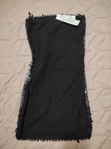 sat sa slikom po zelji: S (EU 36), color - Black, Cocktail, Without sleeves — 2
