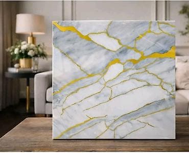 Građevinarstvo i remont: Mramorne dekorativne ploče za kuhinjski zid (backsplash) i radne — 5