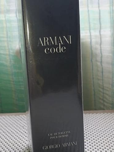 amber elixir parfem: Na slici je Armani Code Eau De Toilette, prepoznatljiv muški miris — 1