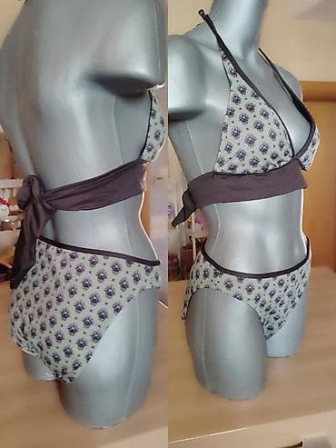 torba maslinasto: Dvodijelni kupaći kostim – vel. M - Brend: (etiketa na slici) - — 2