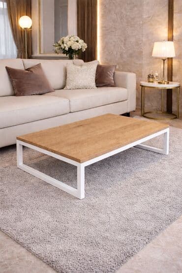 namestaj djordjevic cene: Industrijski klub sto – masivno drvo i metal - Moderan industrijski — 1