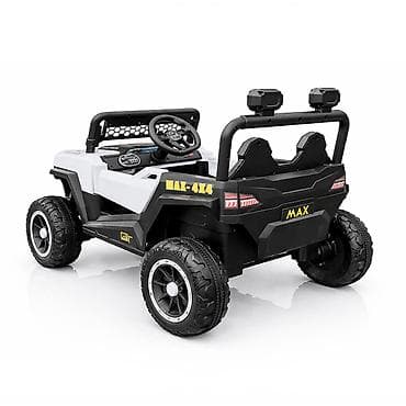 vespa za decu na akumulator: Džip terenac model 1 4x4 – Beli Šifra proizvoda: 1 Snažan dečiji — 3