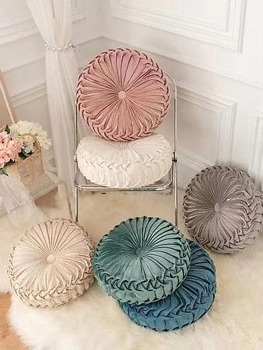 new tekstil: Ukrasni jastuk za sedenje, dekoraciju. Vrhunski kvalitet: punjenje — 1