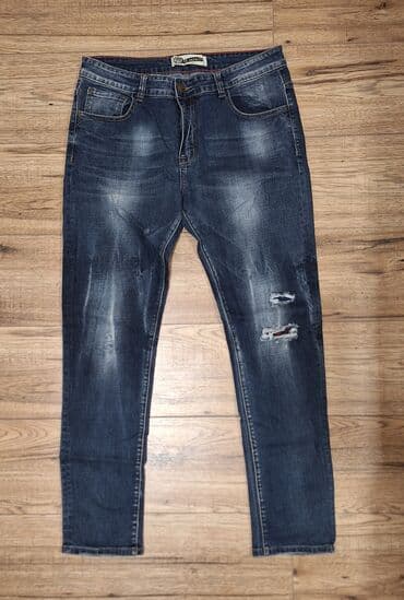 dsquared pantalone: Tamnije plave farmerke sa blagim izbledelim efektom i diskretnim — 2