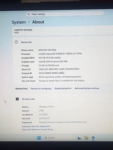 mini smart telefoni: Lenovo V15 G2 IJL | 15.6" FHD | Intel | 16GB RAM | 256GB SSD Na — 7