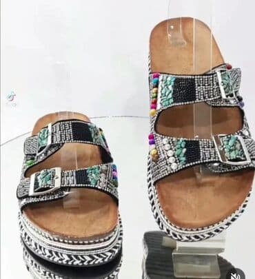 krznene papuce: Fashion slippers, 38 — 10