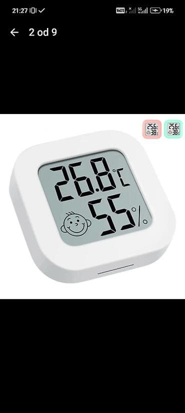 Digitalni termometar–higrometar Anseny - Merenje temperature i