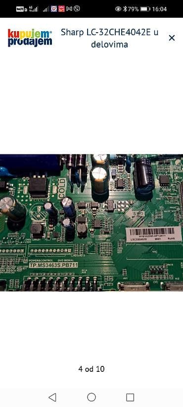 tv: Sharp LC-32CHE4042E – delovi Rastavljen LCD TV Sharp LC-32CHE4042E — 5